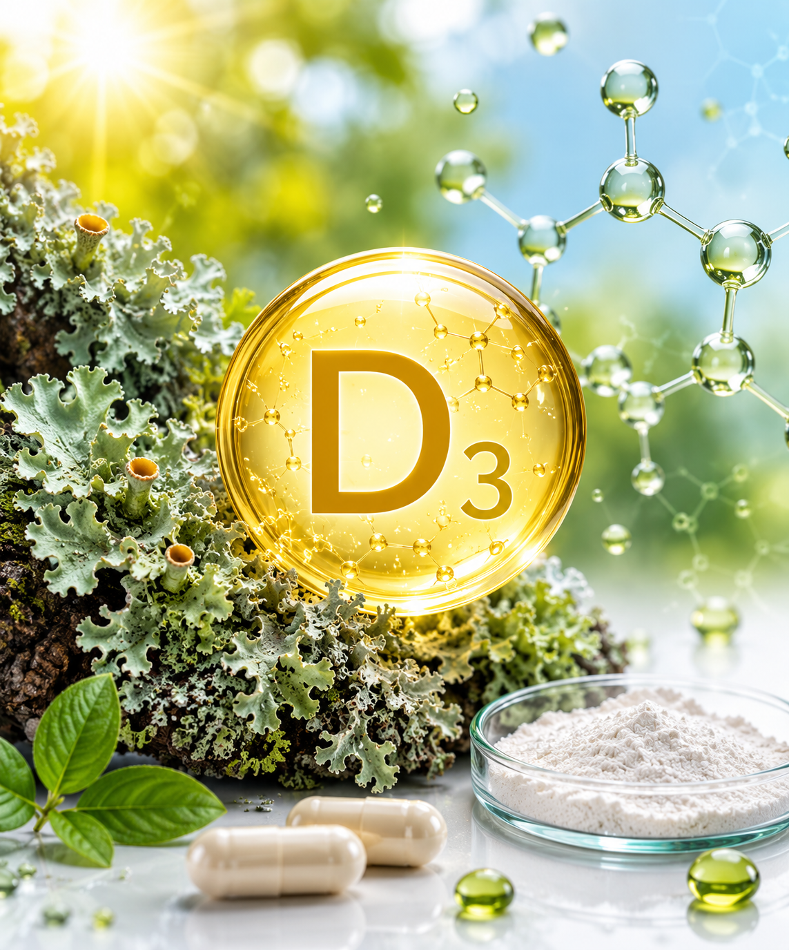 Veg (Lichen) Sourced Vitamin D3